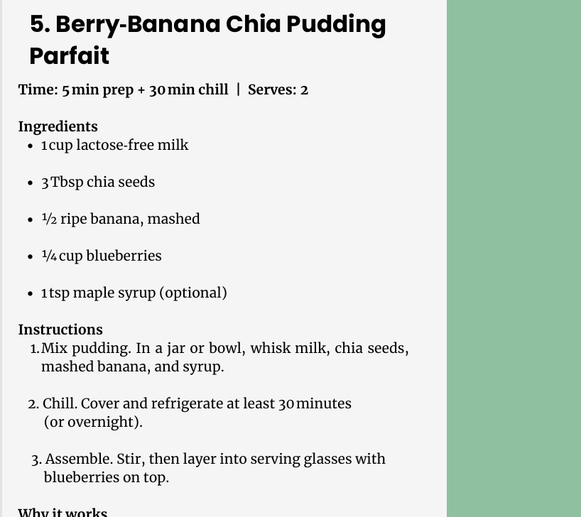 Quick FODMAP-friendly recipes with step-by-step instructions
